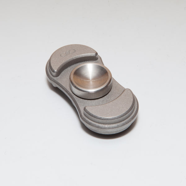 Torqbar® Luna V2 303 Stainless Steel Bead Blasted and Tumbled with SS Machine Finish Buttons with One Drop Bearing
