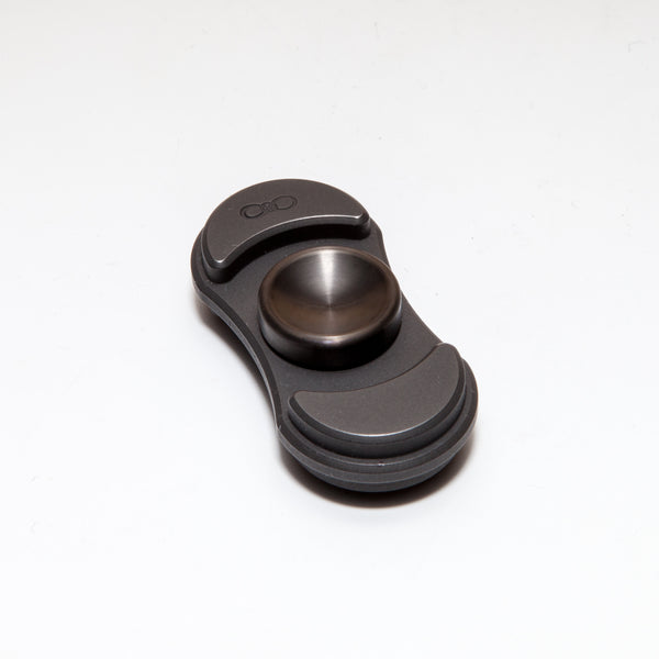 Torqbar® Luna V2 Zirconium Bead Blasted and Tumbled with Zirconium Satin Deep Dish Buttons