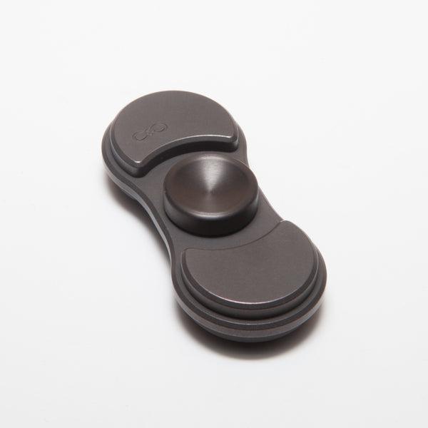 Torqbar® Solid Body No Hole Zirconium with Blackened Zirconium Deep Dish Buttons