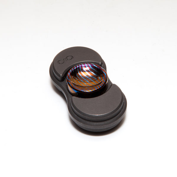 Torqbar® Mini Zirconium Bead Blasted and Tumbled Blackened Mokuti Buttons - Original Hybrid Bearing