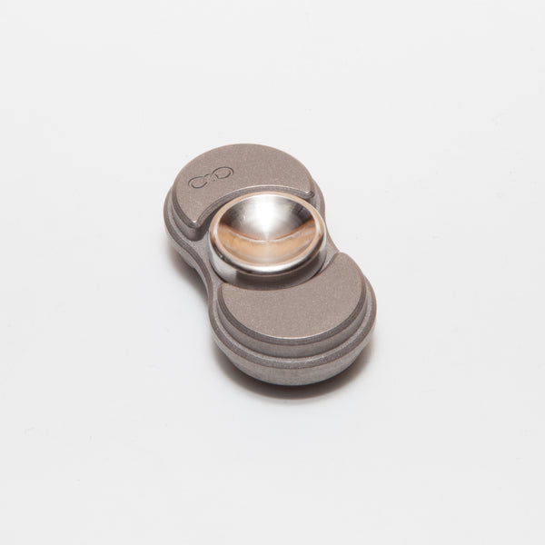 Torqbar® Mini Titanium Blasted / Tumbled with Titanium Machine Finish Buttons